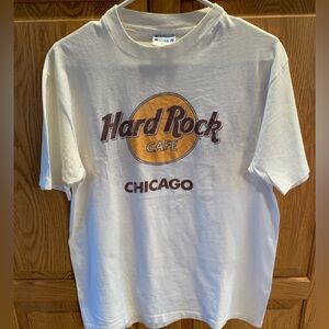 Vintage Hard Rock Cafe White T-Shirt -CHICAGO